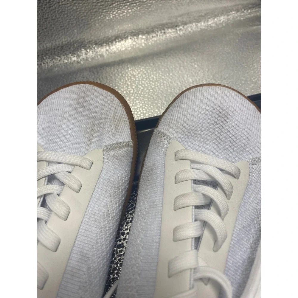 Flux Footwear Adapt Barefoot Training Shoes White Gum Sole Mens 6 Womens 7